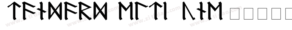 Standard Celtic Rune字体转换
